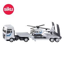SIKU 1759 1:87 Truck with Police Helicopter