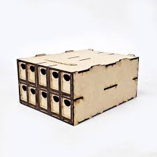 WWWS N-Gauge Loco Storage Box 10 Drawers