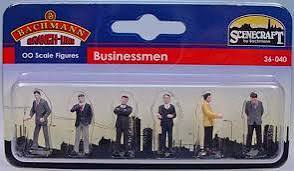 Bachmann OO Scale Figures #36040 Businessmen