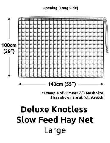 Knotless Hay Nets - Large 40mm Holes