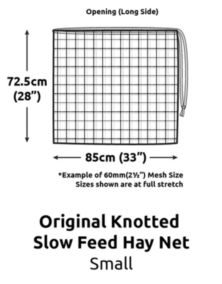 Knotted Hay Nets - Small - 40mm Holes