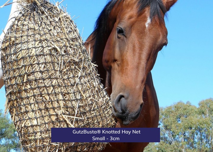 Knotted Hay Nets - Small 30mm Holes - With Clip
