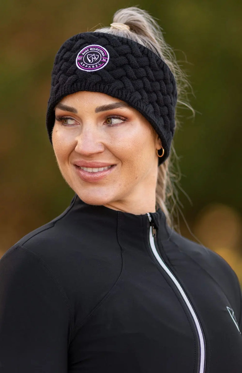 Bare Equestrian Cardi Headband - Black