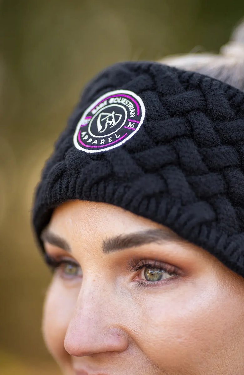 Bare Equestrian Cardi Headband - Black