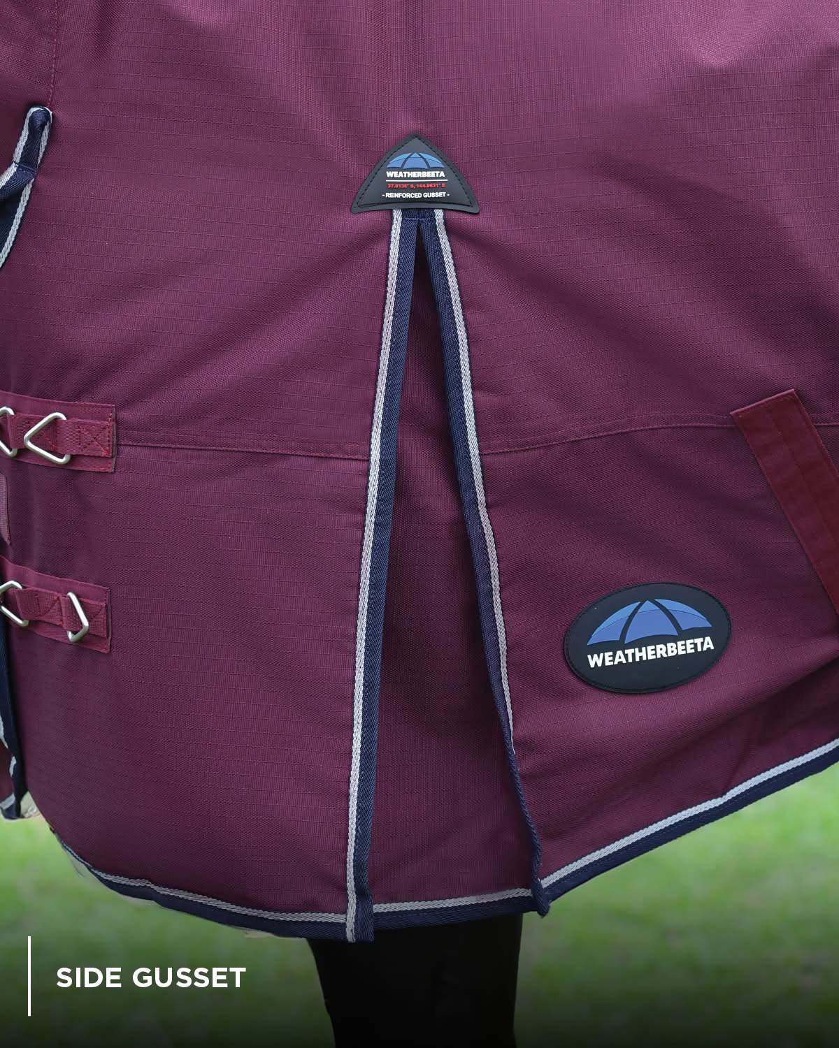 Weatherbeeta Comfitec Essential Combo 220gm Burgundy/Navy 5'