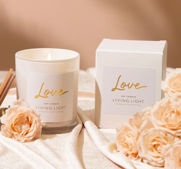 Living Light Love Soy Candle - Mini