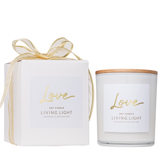Living Light Love Soy Candle - Mini