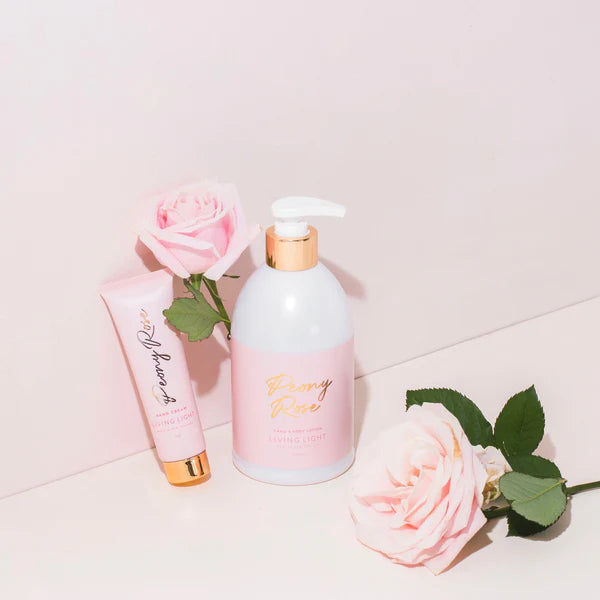 Living Light Peony Rose Hand Cream