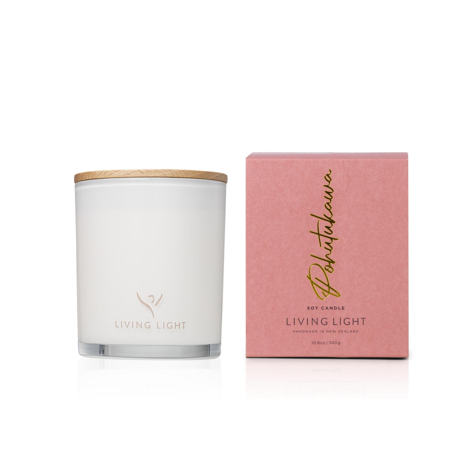 Living Light Pohutukawa Soy Candle - Mini