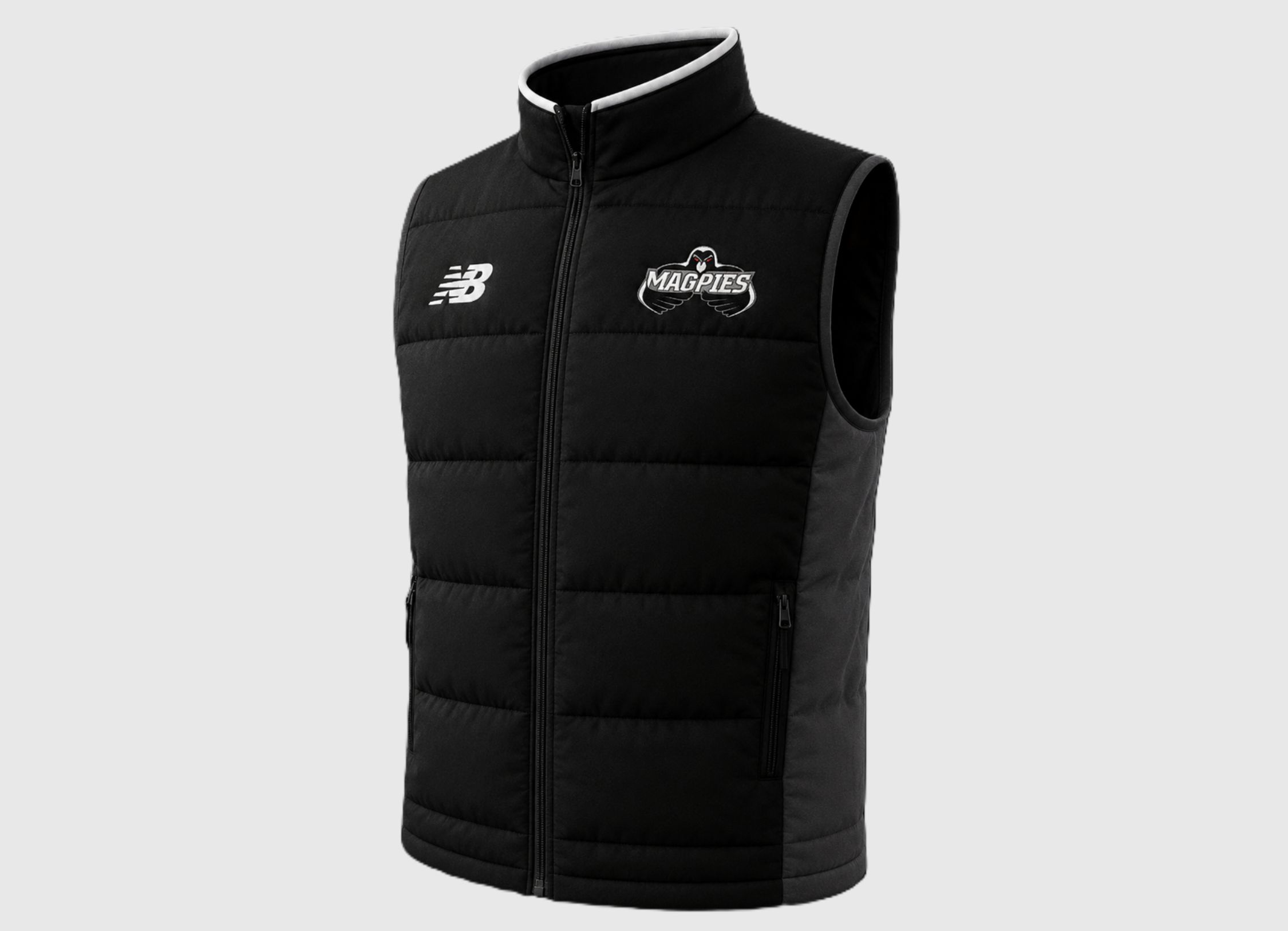 Magpies Fusion Puffer Vest M
