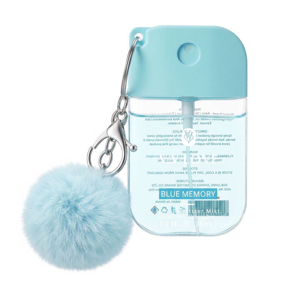 VV Love Sanitizer Mist Blue Memory 35ml PomPomClip