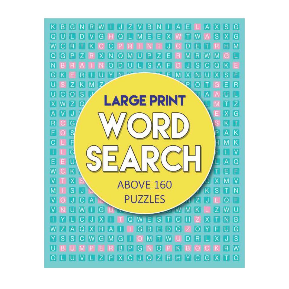 Word Search Large Print 176pgs 215x175mm