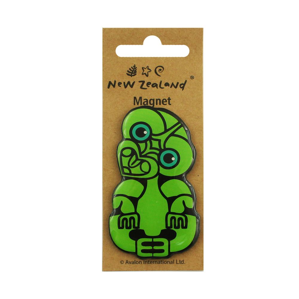 Magnet NZ Tiki Green B/C