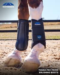 Weatherbeeta Tough-Tec Prime Brushing Boots Black Medium