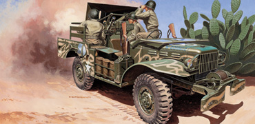 Italeri 1:35 M6 GUN MOTOR CARRIAGE WC-55
