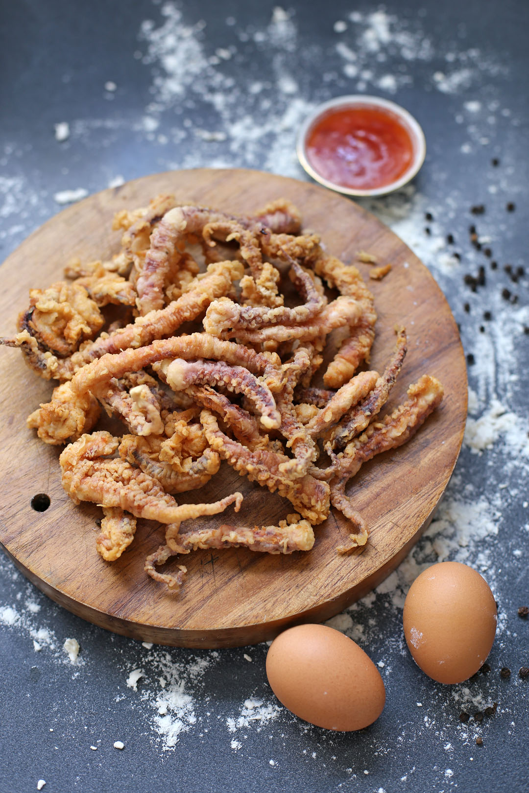 E15. Crispy Squid tentacles