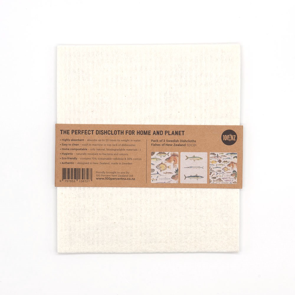 Swedish Dishcloths - Fishes of NZ