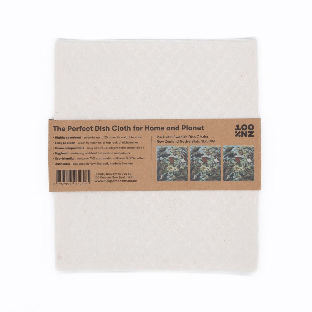 Swedish Dishcloths - NZ Native Birds