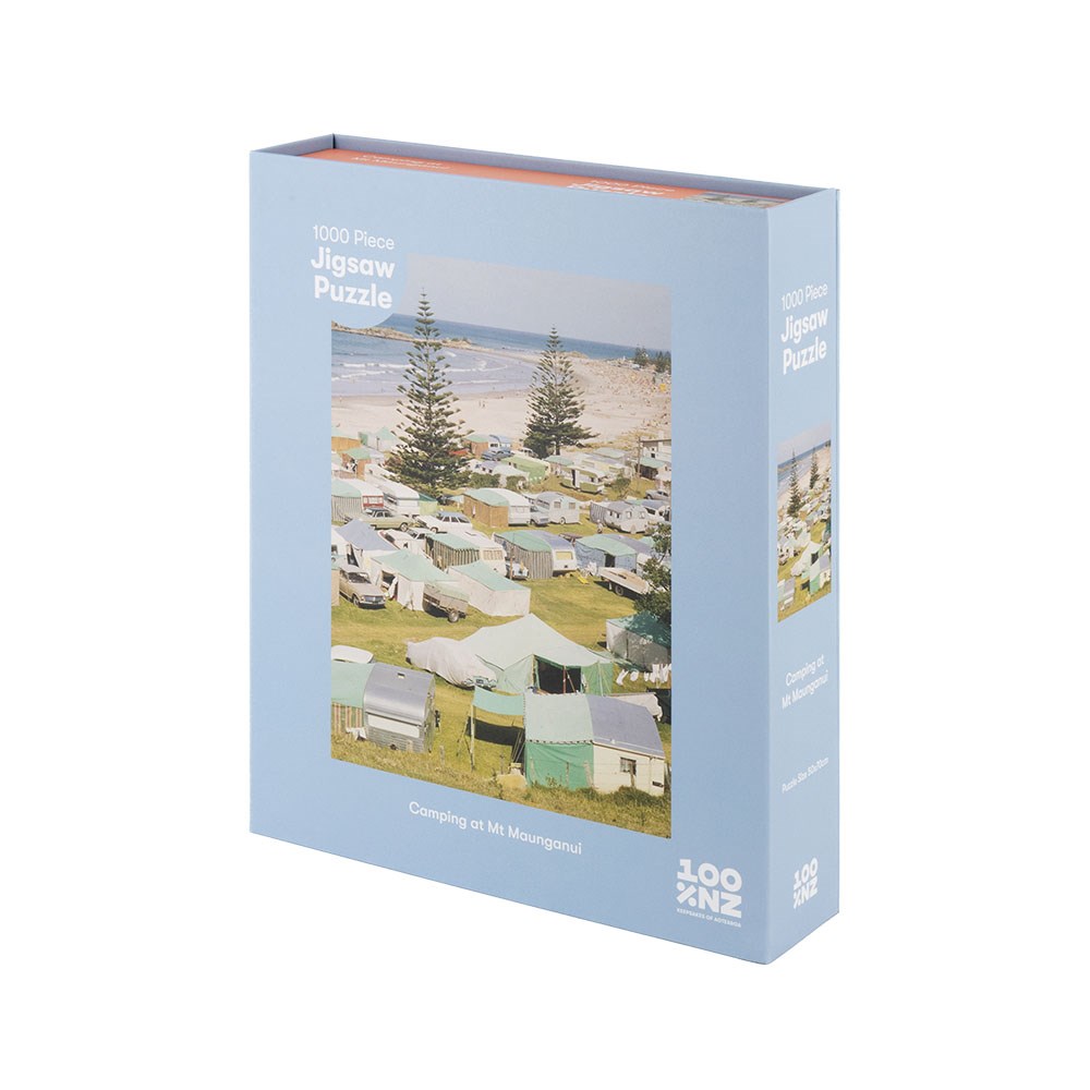 Camping at Mt Maunganui Jigsaw Puzzle