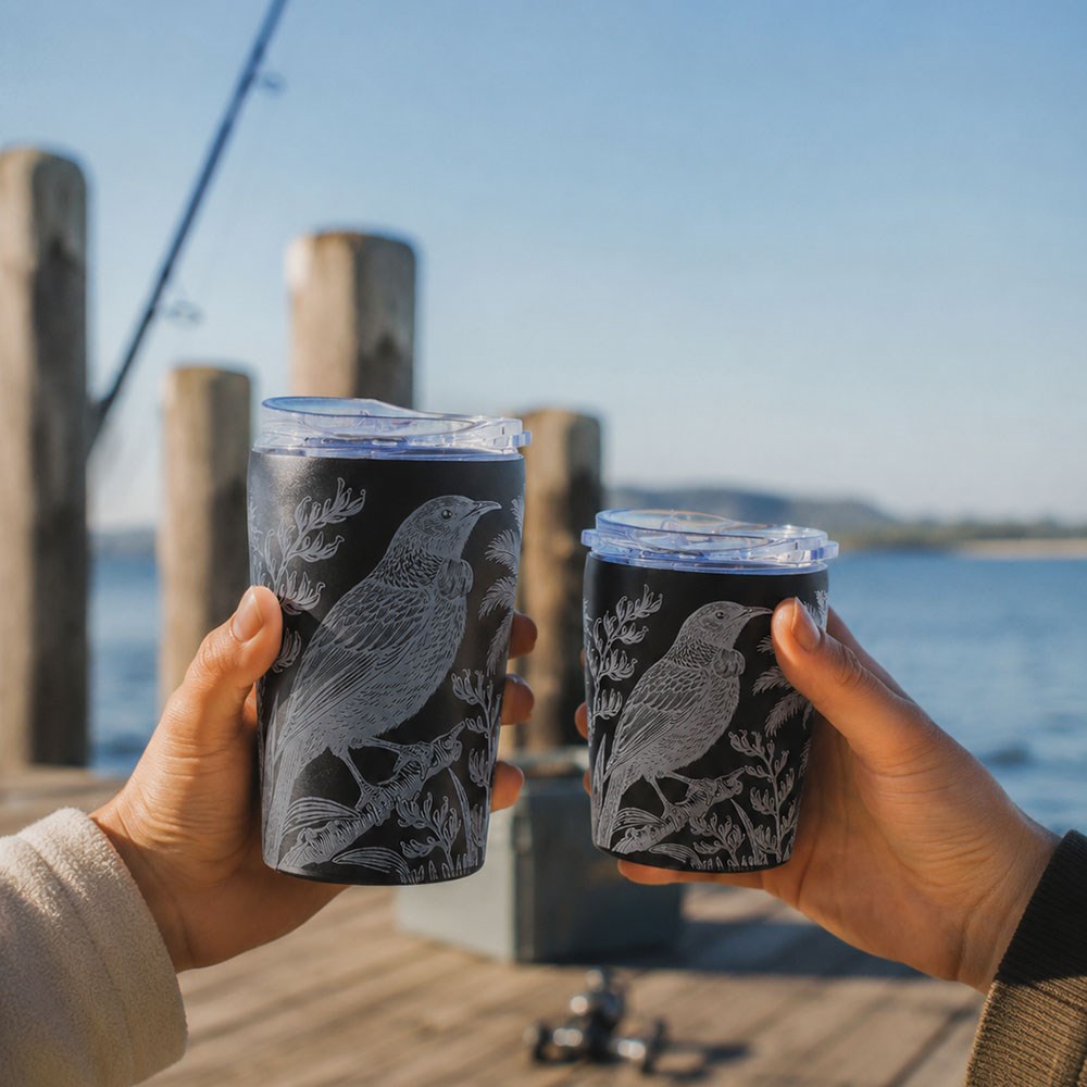 Midnight Tui Coffee Cup 355ML