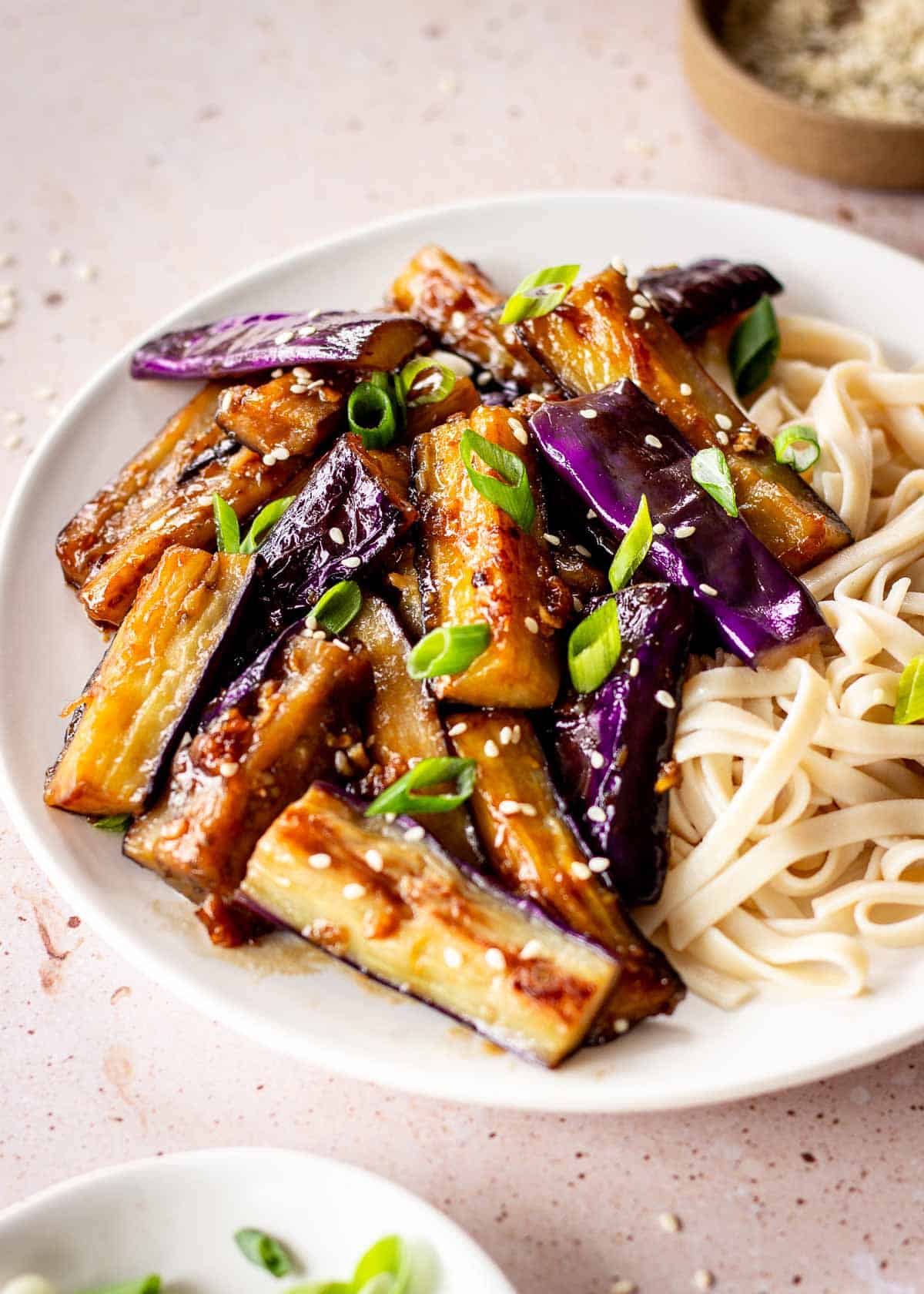 CH11. Crispy Eggplant stir fry with ginger and vegetables