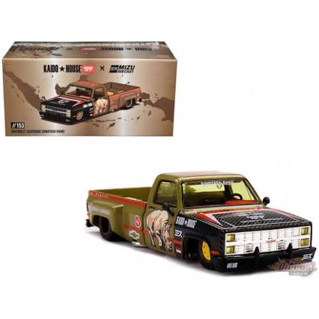 Mini GT 1:64 Kaido House Chevrolet Silverdo Sumatran Rhino  Kaido X Mizu Diecast