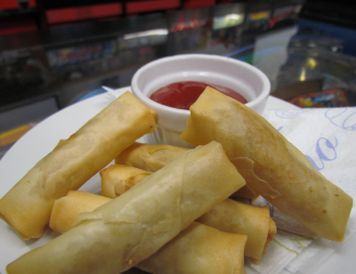 Spring Roll Vege/beef/curry (circle 1)