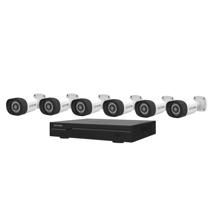 NVR KIT POE 4K 8CH + 6 X 4K CAMS