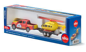 SIKU 2570 Nissan Navara with Helicopter