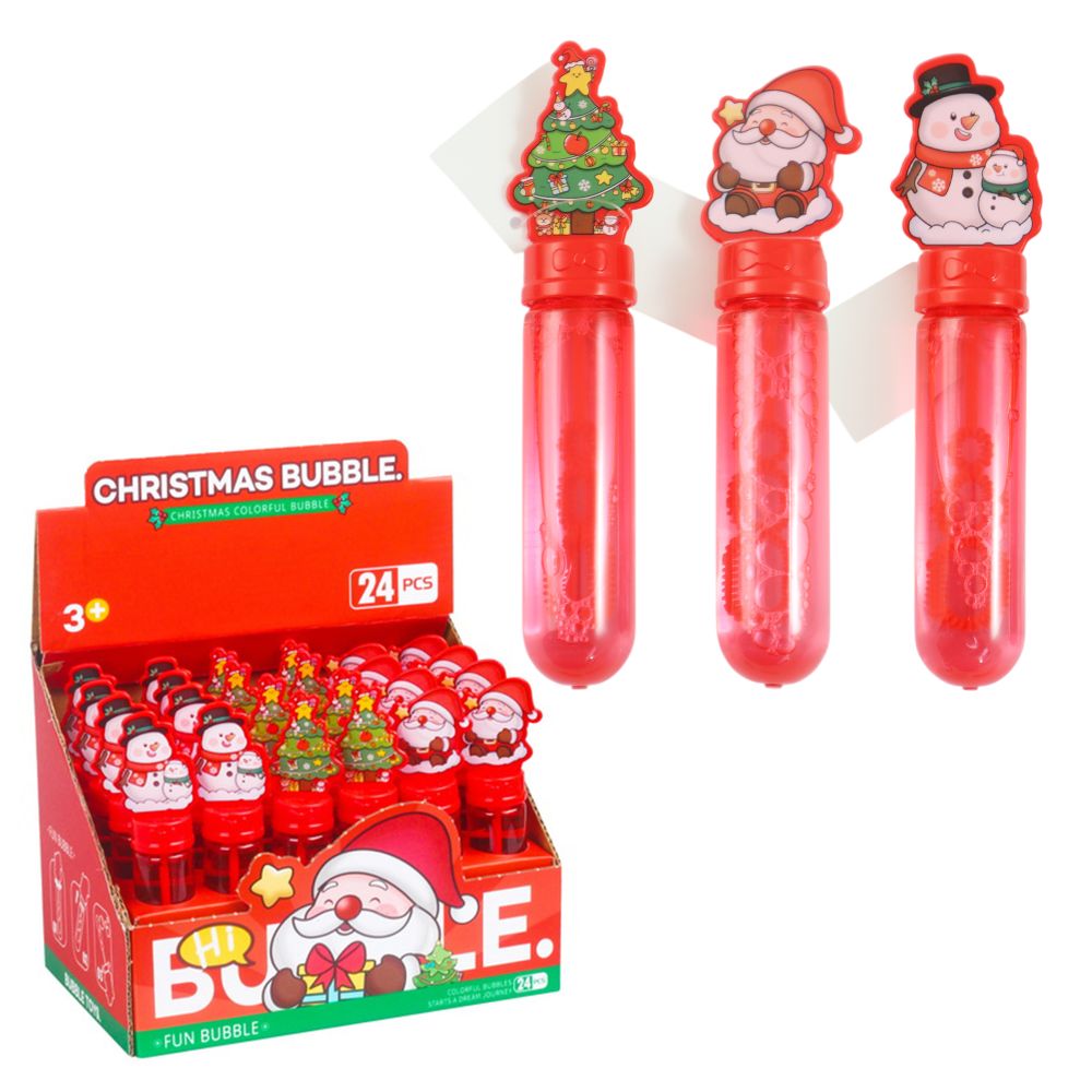 Xmas Bubbles Red 3asst 35ml