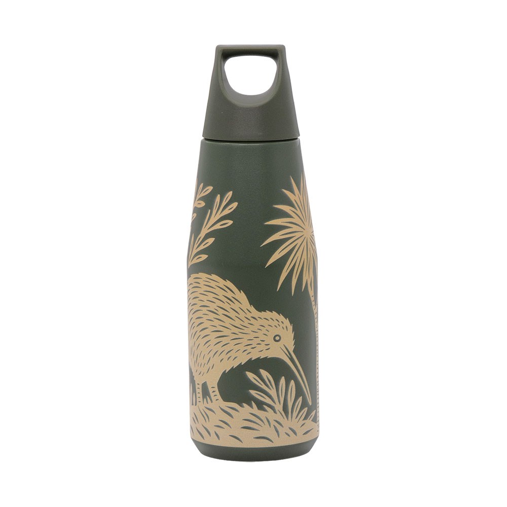 Woodcut Kiwi Drink Bottle