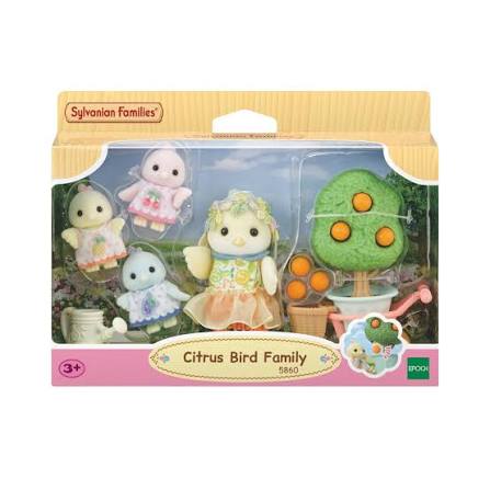 Sylvanian Family 5860 Citrus Bird Family