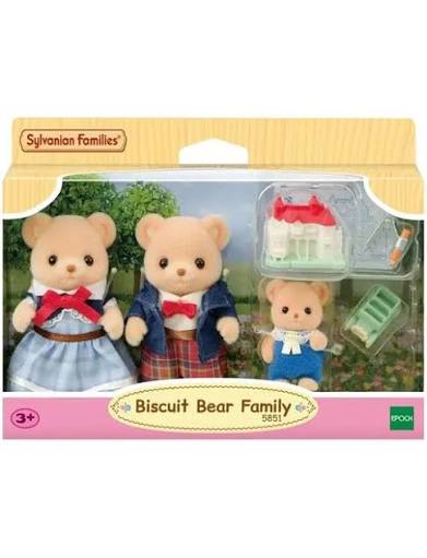Sylvanian Family 5851 Biscuit Bear Family