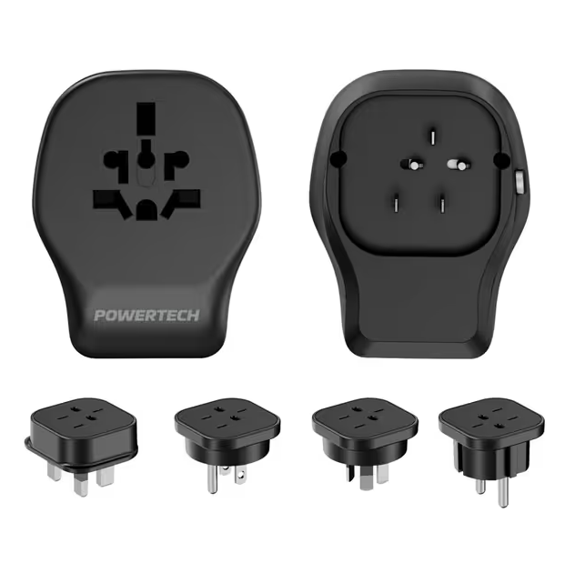 ADPT MAINS O/S TRAVEL BLACK 20W