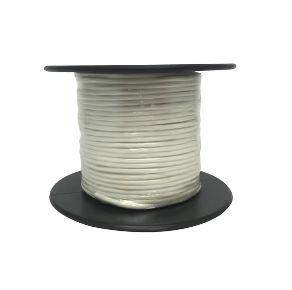 CABLE HU RND 13X0.12MM L/D WHT 25M RL