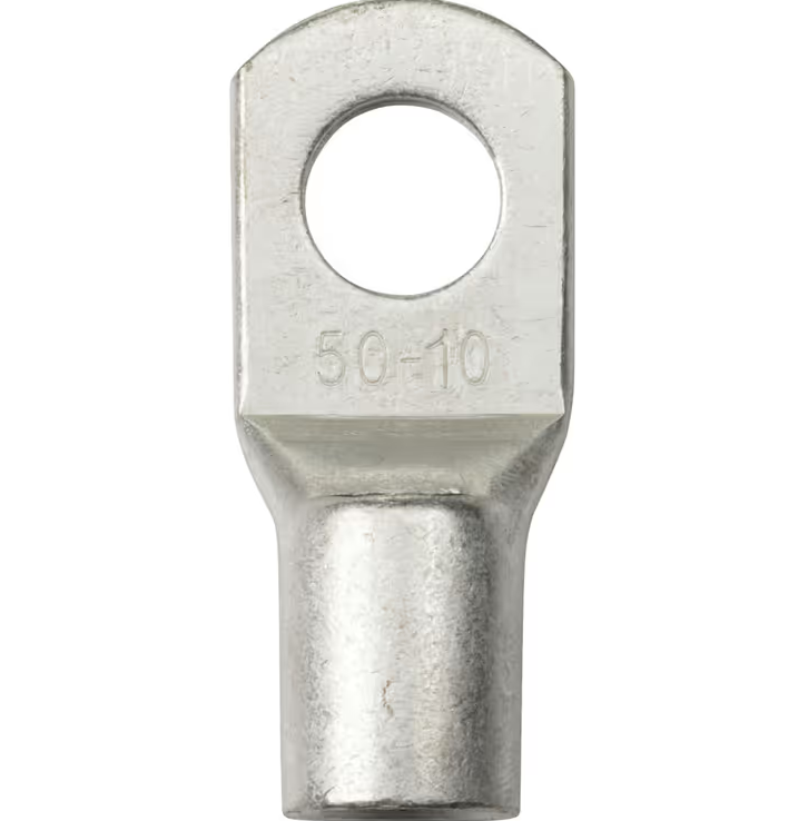 CONN QC 10MM EYE TERM 50MM2 NON-INS PK2