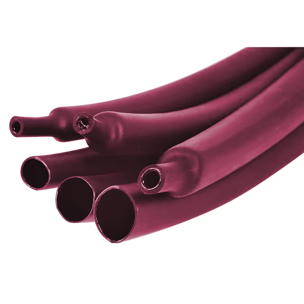 HEATSHRINK GLU LIN 4XS-RAT 8MMX1.2M RED