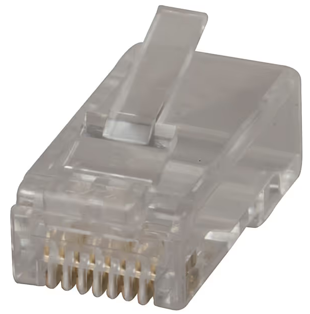 PLG RJ45 8P/8C CAT6(STRD/SOLID CBLE)PK10