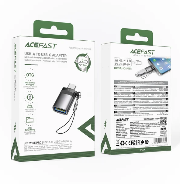 ACEFAST USB-A to USB-C Adapter