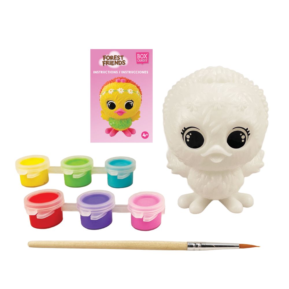 Box Candiy Forest Friends Figurine Painting Set