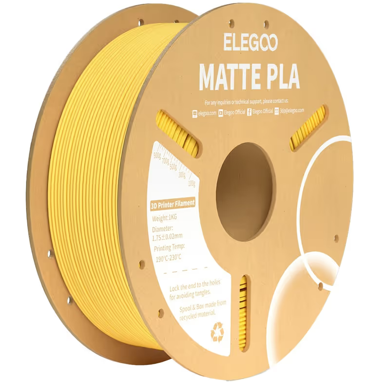 FILAMENT PLA MATTE S/YEL 1.75MM RL