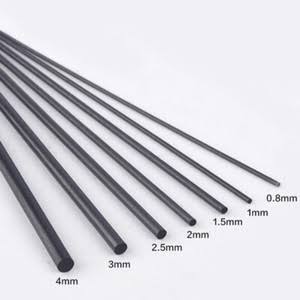 Carbon fiber rod 2 piece .8mm x 610mm 5701