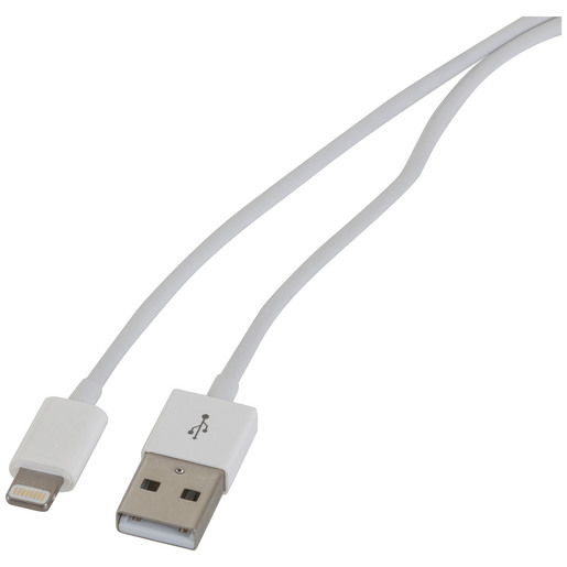 LEAD USB PLG - LIGHTNING MFI WHT 3M