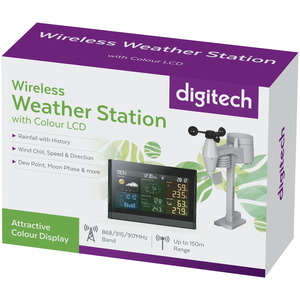 WEATHER STN FULL W/LESS COL LCD - Half Price