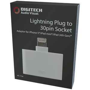 ADAPTOR LIGHTNING PLG-APPLE 30 PIN SKT