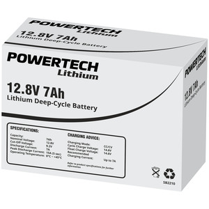 BATT LIFEPO4  12.8V 7AH DEEP CYCLE GN2