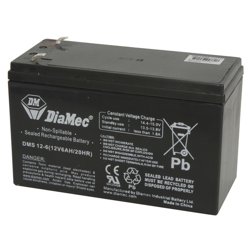 BATT SLA 12V 6AH SECURITY