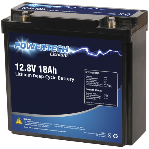 BATT LIFEPO4  12.8V 18AH DEEP CYCLE GN2