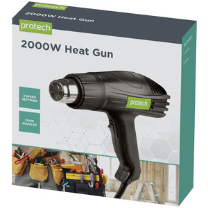 HEAT GUN - 240V 2000 WATTS TEMP ADJ