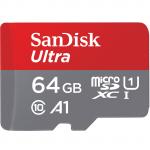 SANDISK ULTRA 64GB MICRO SD WITH ADAPTOR